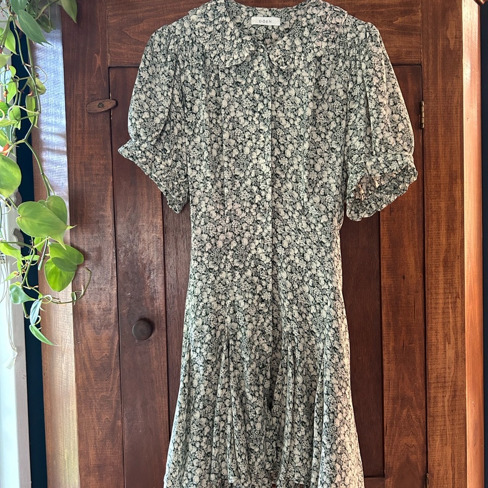 Doen brixton silk dress pomme et poir